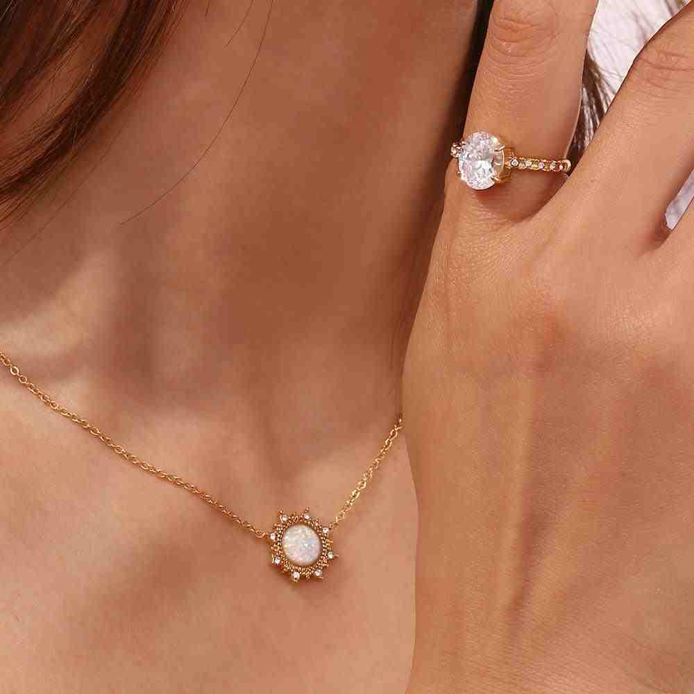 Luxury Celestial Gold-Tone Jewelry Set