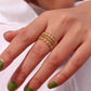 Elegant Gold Open Design Ring