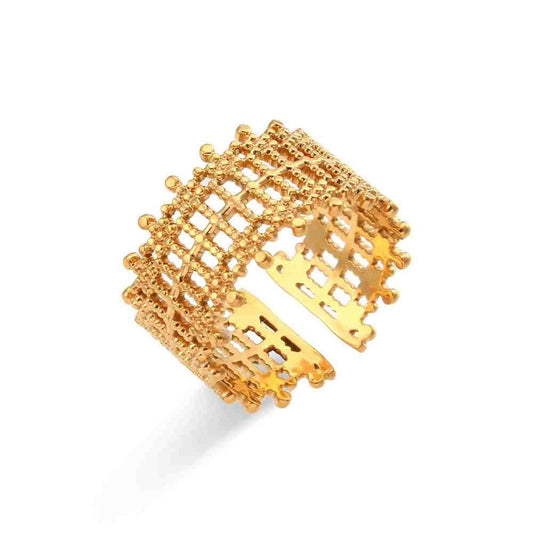 Elegant Gold Open Design Ring