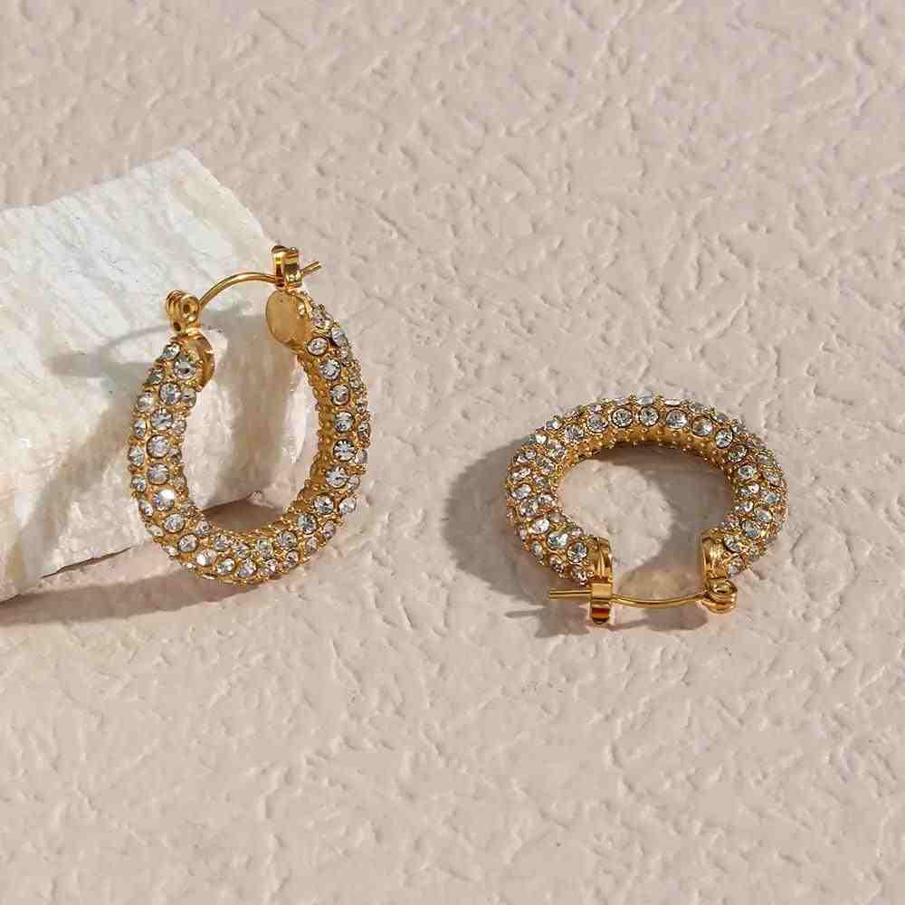 Elegant Gold Hoop Earrings