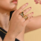 Elegant Multi-Layer Gold Ring